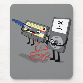 Killer Ipod Clipart (Retro Floppy Disk Cassette) Muismat