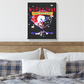 Killer Klowns Clowns From Outer Space Movie Horror Canvas Afdruk (Insitu (Slaapkamer))