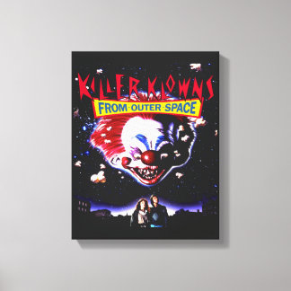 Killer Klowns Clowns From Outer Space Movie Horror Canvas Afdruk
