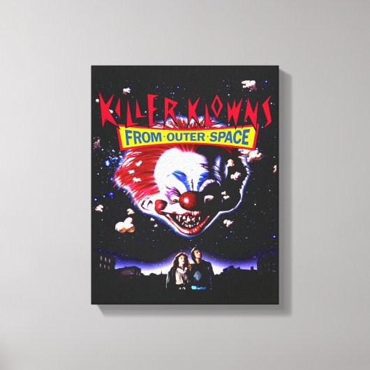 Killer Klowns Clowns From Outer Space Movie Horror Canvas Afdruk (Voorkant)