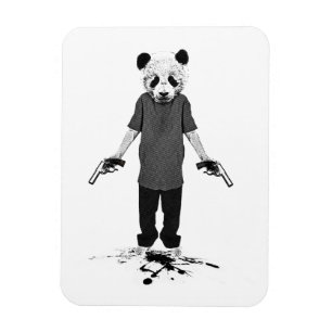 Killer panda magneet
