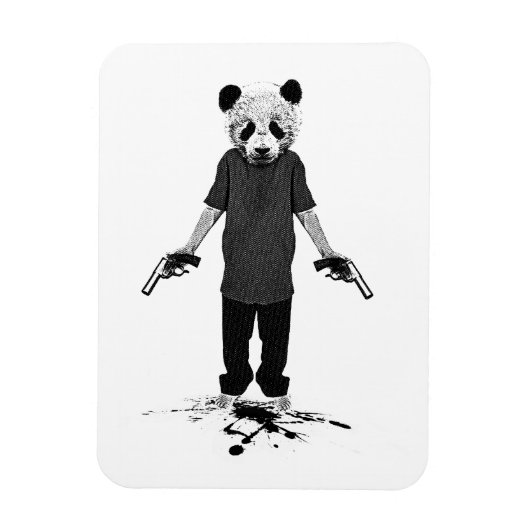 Killer panda magneet (Verticaal)