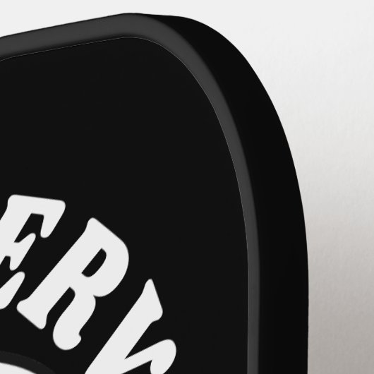 Killer Serve Sugar Skull Monogrammen Pickleball Paddle (Links Detail)