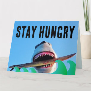 KILLER SHARK ATTAQUE ANNIVERSAIRE GRANDES CARTES D