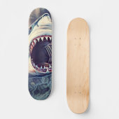Killer Shark Element Cruiser Custom Pro Long Board Skateboard (Voorkant)