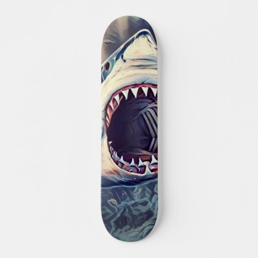 Killer Shark Element Cruiser Custom Pro Long Board Skateboard (Voorkant)