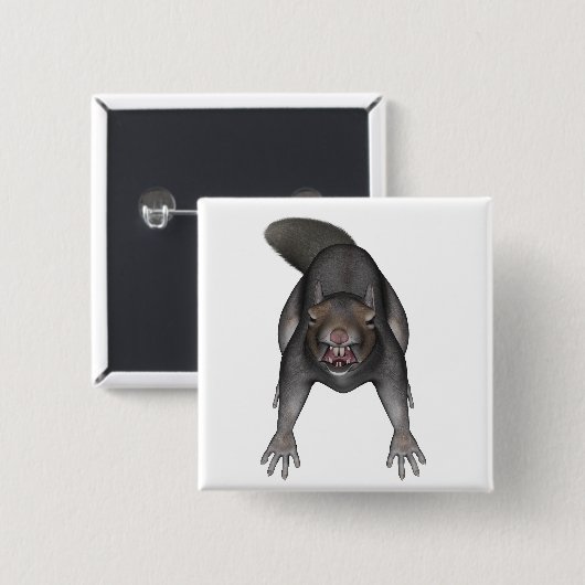 Killer Squirrel Button (Voorkant /achterkant)