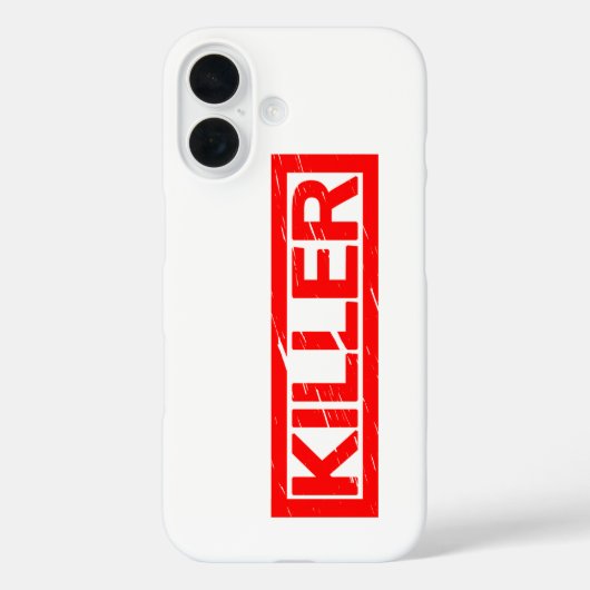 Killer Stamp Case-Mate iPhone Case (Achterkant)