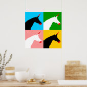 Killer Unicorn (Art Print) Poster (Keuken)