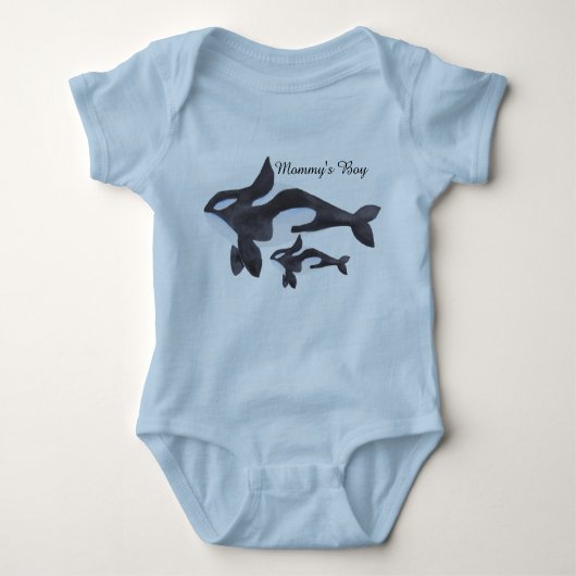 Killer Whale Baby Outfit Romper (Voorkant)