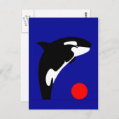 Killer Whale Briefkaart (Voorkant / Achterkant)