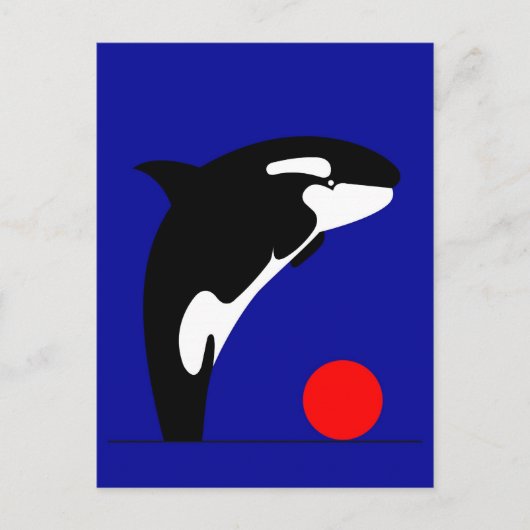 Killer Whale Briefkaart (Voorkant)