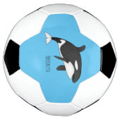 Killer whale cartoon illustration (Tourné)