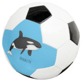 Killer whale cartoon illustration (3/4)