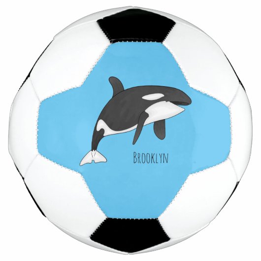Killer whale cartoon illustration (Devant)