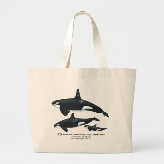 Killer Whale Family Klassieke tas (Voorkant)