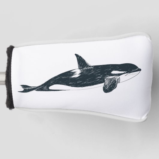 Killer whale golfheadcover (Voorkant)