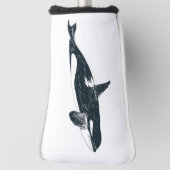 Killer whale golfheadcover (Draai 90)