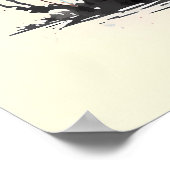 Killer Whale Ink Painting Poster (Hoek)