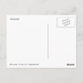 Killer whale jumping out of water briefkaart (Achterkant)