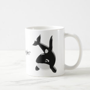 Killer Whale Just Naam toevoegen Koffiemok
