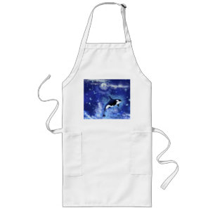Killer Whale on Full Moon Schort - Schilderen
