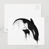 Killer Whale Orca door Crem Briefkaart (Voorkant / Achterkant)