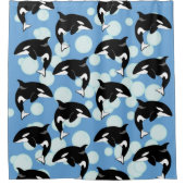 Killer Whale Orca Douchegordijn (Voorkant)