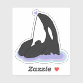 Killer Whale Orca Sticker (Vel)