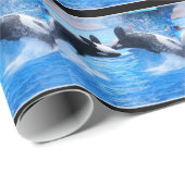 Killer Whales Cadeaupapier (Rol Hoek)