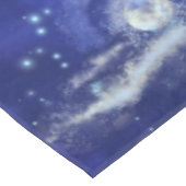 Killer Whales on Full Moon Blue Tablecloth Tafelkleed (Gekanteld)