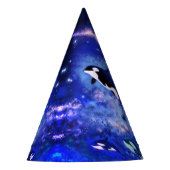 Killer Whales on Full Moon Party Pet - Schilderen Feesthoedjes (Voorkant)