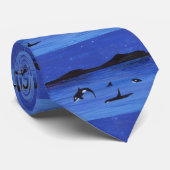 Killer Whales Stropdas (Opgerold)