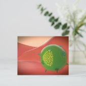 Killercel van het geïnhaleerde immuunsysteem briefkaart (Staand voorkant)