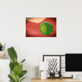 Killercel van het geïnhaleerde immuunsysteem poster (Thuiskantoor)