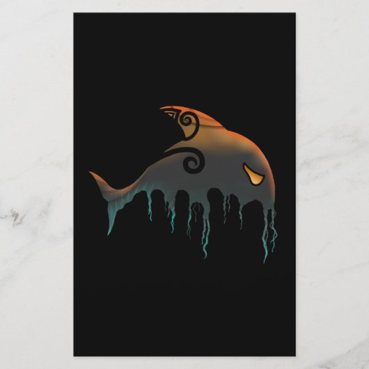 killerwalvis Halloween Briefpapier (Voorkant)