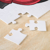 Killerwhale als voetbalspeler met Voetbal Legpuzzel (Zijkant)