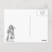 "Killing Time" Dark Fae Briefkaart (Achterkant)