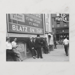 Killing Time in Butte, 1939 Briefkaart