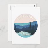 Killington, het Vermont-landschap Briefkaart (Voorkant / Achterkant)