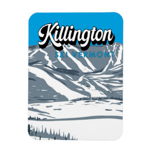 Killington Ski Area Winter Vermont Magneet