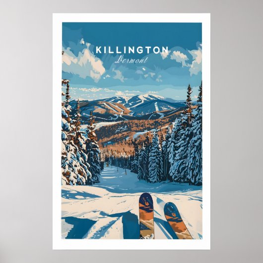 Killington Ski Poster - Vermont 1 (Devant)