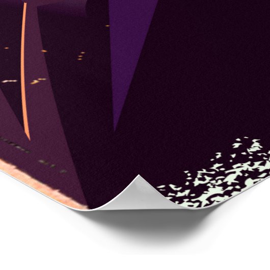 Killington, Vermont Ski reisprint. Poster (Hoek)