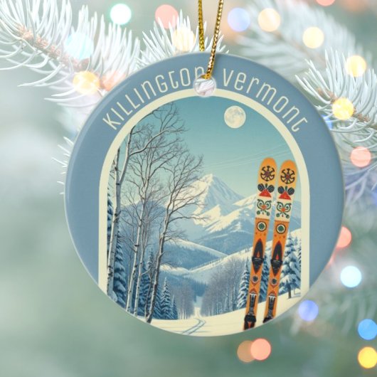 Killington Vermont ski souvenir Keramisch Ornament