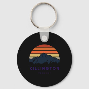 Killington Vermont Skiën Snowboarden Wandelaars Gi Sleutelhanger