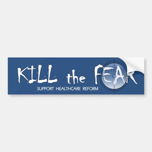 KILLTHEFEAR BUMPERSTICKER (Voorkant)