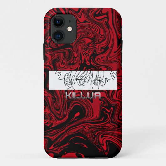 Killua: Anime Character iPhone/iPad case (Achterkant)