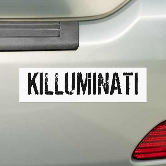 KILLUMINATI BUMPERSTICKER (Op auto)