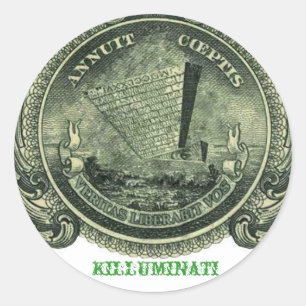 Killuminati Ondersteboven Piramide Sticker