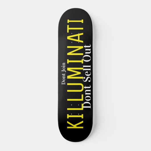 KILLUMINATI-skateboard Skateboard (Voorkant)